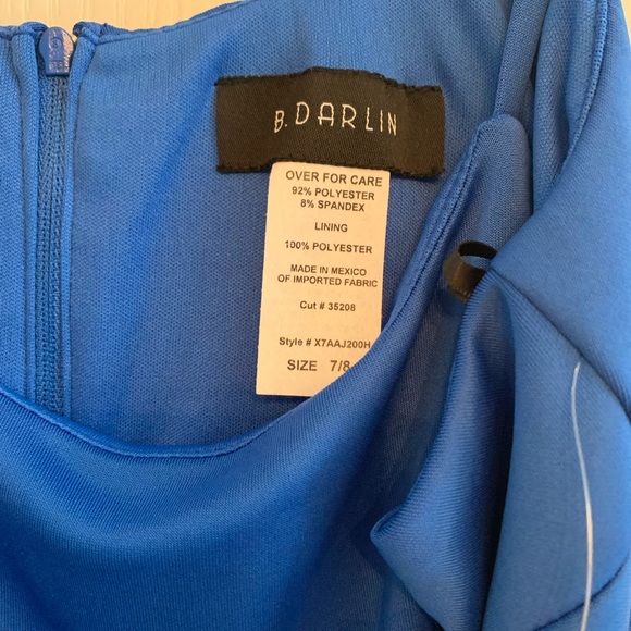 B Darlin Dress - New - Royal Blue and White - Size 7/8 - Picture 8 of 8